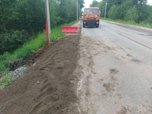 После гроз устраняем размывы и промоины