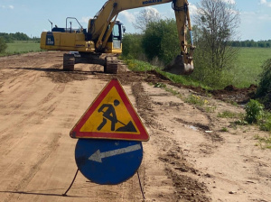 Комплекс работ на дороге Подъезд к пос. Посадников остров