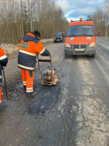 Устранение ямочности в зимний период