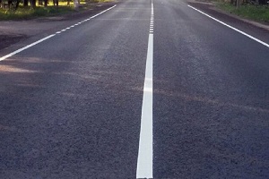 Разметка дорожного полотна