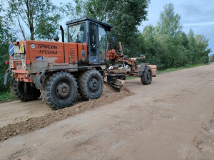 Подготовка гравийных дорог к зиме