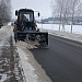 Плановые работы по расчистке остановок и тротуаров