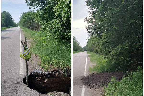 После гроз устраняем размывы и промоины