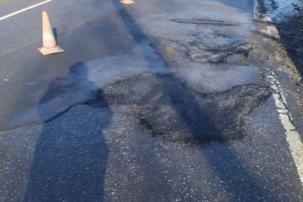Устранение ямочности на а/д Подъезд к Шлиссельбургу 