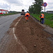 Работы по укреплению обочин