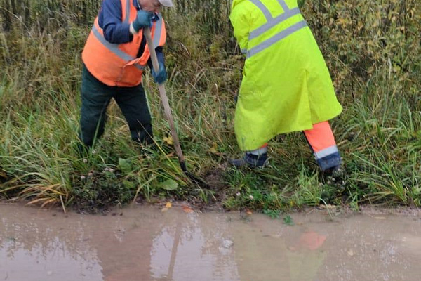 Спуск воды с дорог