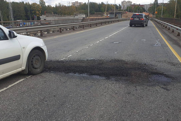 Ямочный ремонт на мостах и путепроводах