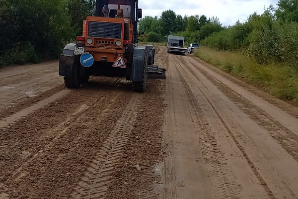 Подготовка гравийных дорог к зиме