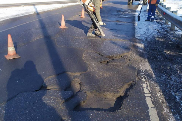 Устранение ямочности на а/д Подъезд к Шлиссельбургу 